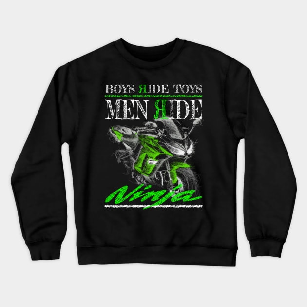 Men Ride 1000 SX Crewneck Sweatshirt by TwoLinerDesign